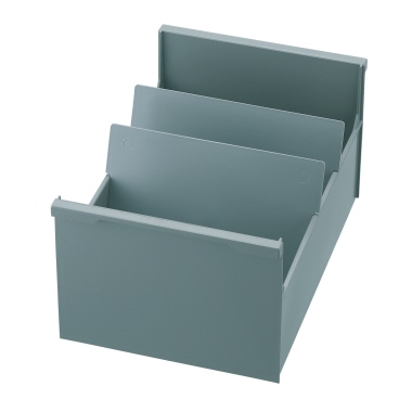 Karteikasten Styro 66205 A5 quer grau 