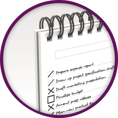 Task Manager Oxford 400055727 12,5x20cm Liniert, 70 Blatt