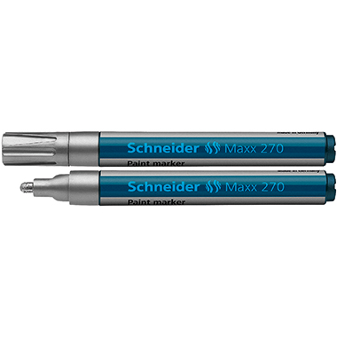 Lackmarker Schneider Maxx 270 1-3mm silb Er