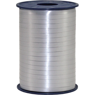 Ringelband 5mm x 500m silber Geschenkband, Kräuselband