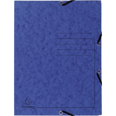 Jurismappe Exacompta 55402E A4 blau Mit Gummizug