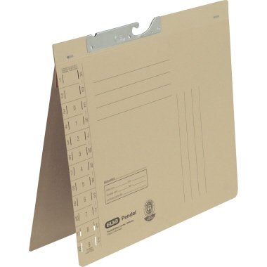 Pendelhefter Elba 100560087 A4 chamois 320g/qm, Amtsheftung
