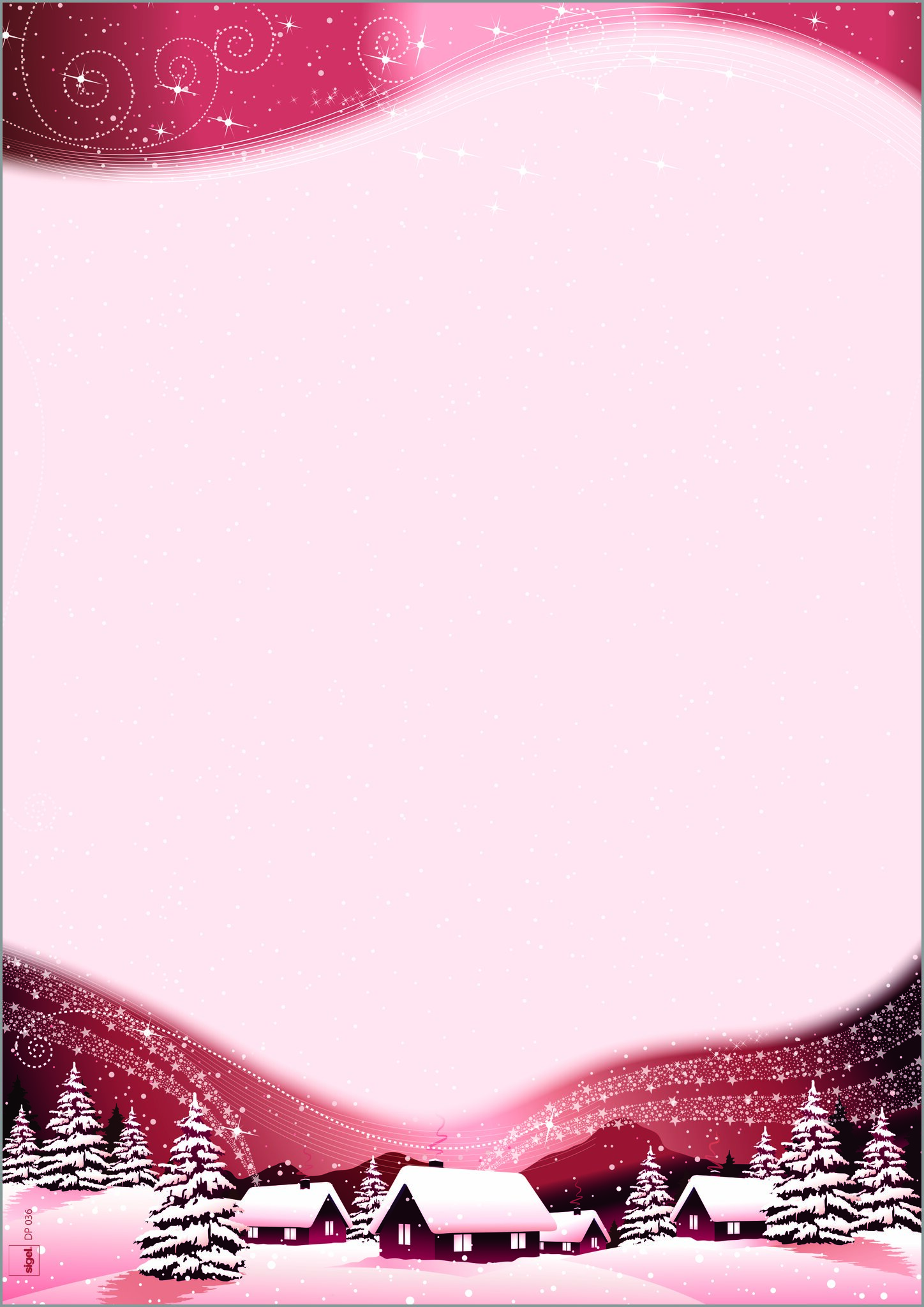 Designpapier Sigel DP036 Silent Night 