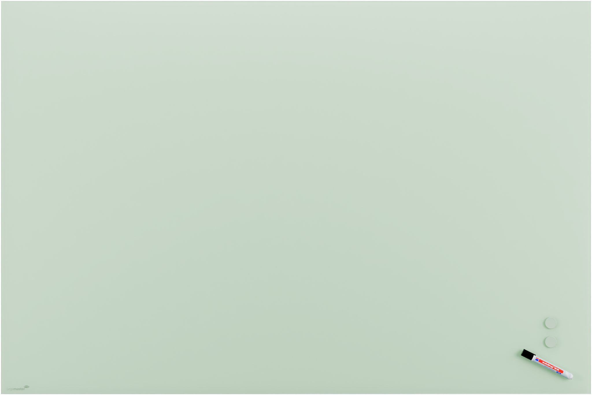 Glasboard Legamaster 100x150, grün T-104063, sage green