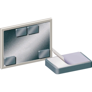 Blockmagnet Legamaster 50x75x12mm m. Klebestreifen f. Whiteboard 7-184000