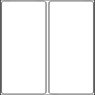 Etikett 05842 163x45mm weiß 0 Frankier