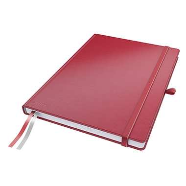 Notizbuch Leitz 44710025 A4 kariert rot Complete