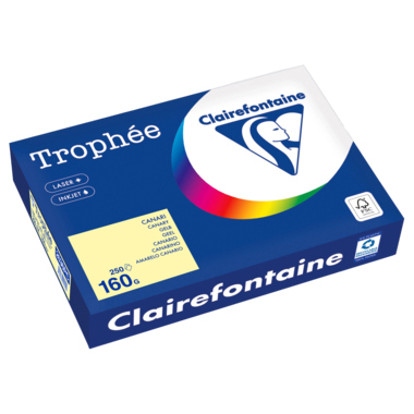 Kopierpapier Clairefontaine 2636C A4 160g gelb 250 Blatt