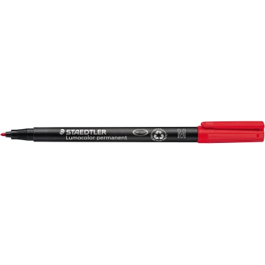 OHP-Marker STAEDTLER® 317M Lumocolor rot permanent, 1,0mm