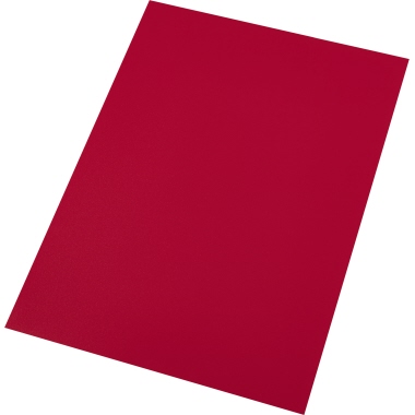 Deckblatt PP-Folie A4 0,30mm dunkelrot 100 St./Pack.