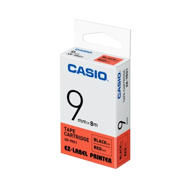 Farbband CASIO® XR-9RD schwarz/rot 