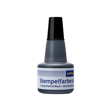 Stempelfarbe 30ml ohne Öl schwarz 