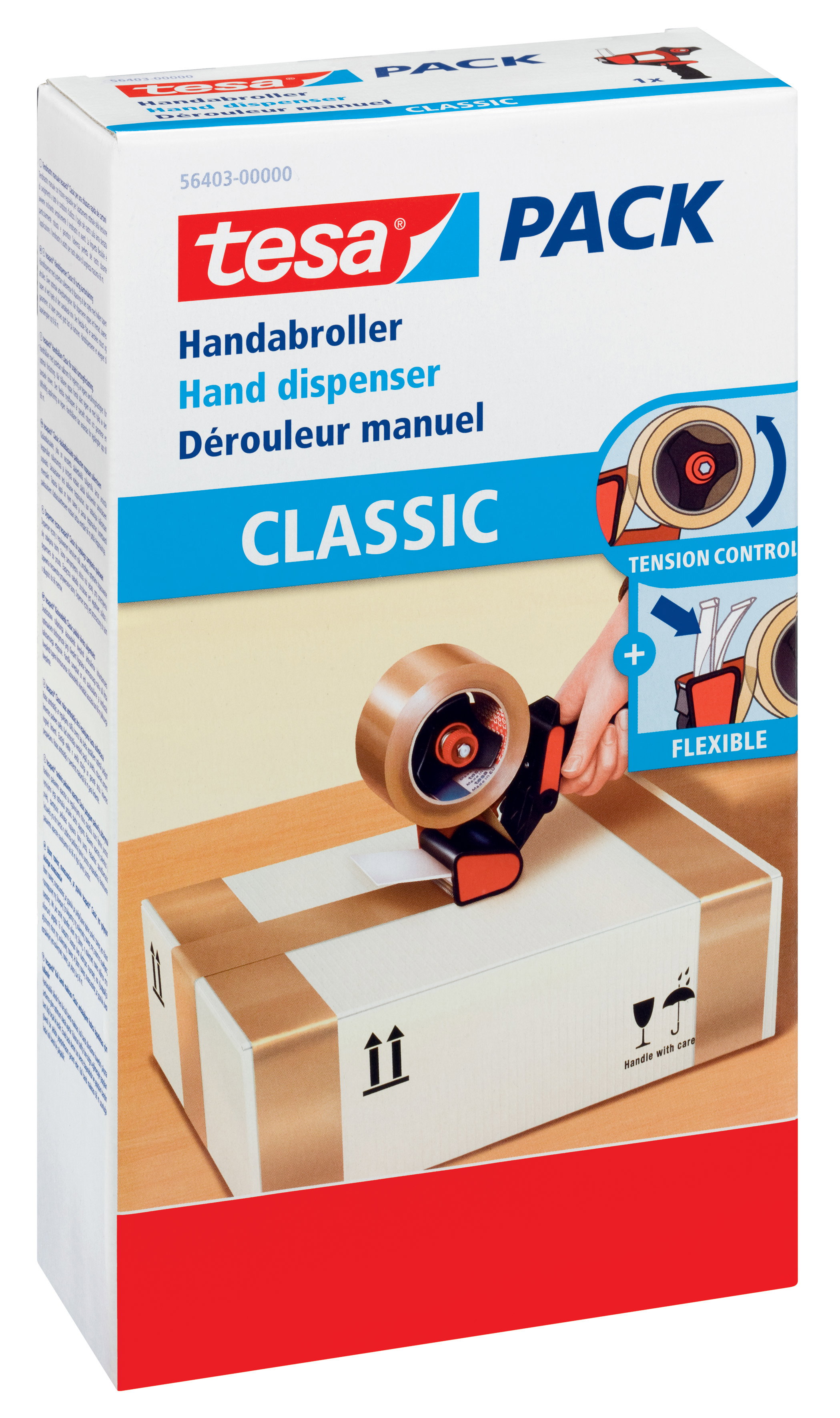Packbandabroller Tesa 56403 Für Rollen Bis 66mx50mm