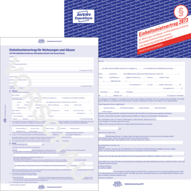 Einheitsmietvertrag Avery Zweckform 2873 A4  