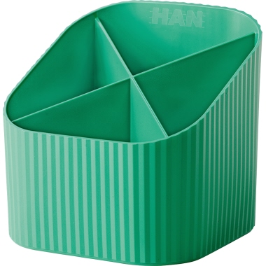 Stifteköcher HAN 905 Re-X-LOOP grün 4 Fächer, 100% recycelt