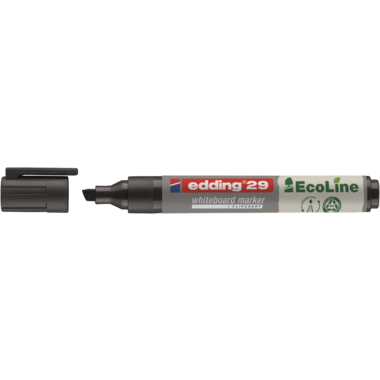 Boardmarker Edding 29 EcoLine schwarz 1-5mm, Keilspitze