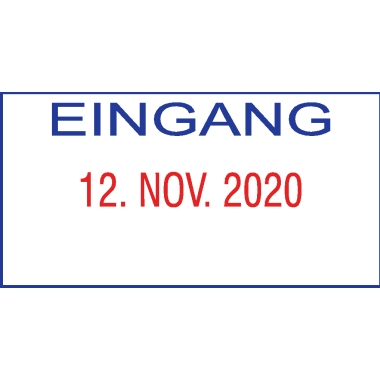 Datumstempel Colop S260/S Eingang Einga, Mit Datum Und Rand (eckigen Ecken