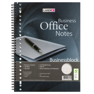 Collegeblock Landre A4 100 Blatt 80g kar BUSINESS, EUROLOCHUNG