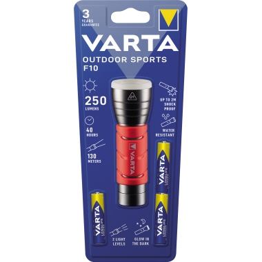 Taschenlampe Vatra LED 3xAAA rot Outdoor sports