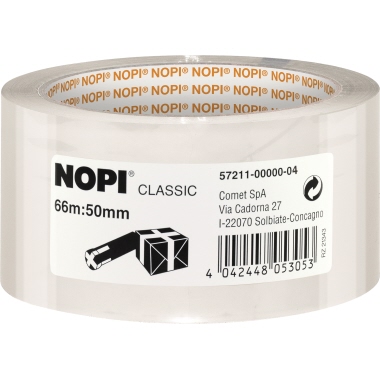 Packband NOPI® 57211 PP 50mm x 66m transparent 