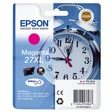 Tintenpa. EPSON 27XL magenta C13t27134010