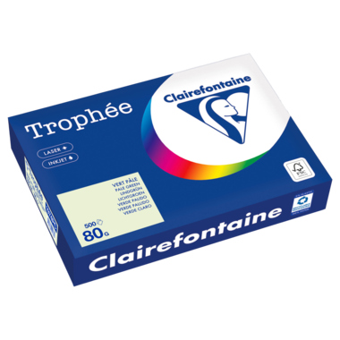 Kopierpapier Clairefontaine 1974C A4 80g lindgrün 500 Blatt