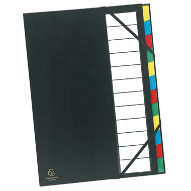 Ordnungsmappe Exacl 55341E A4 12F.schw 