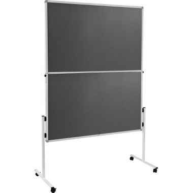 Moderationswand Legamaster 209300 grau filzbespannt