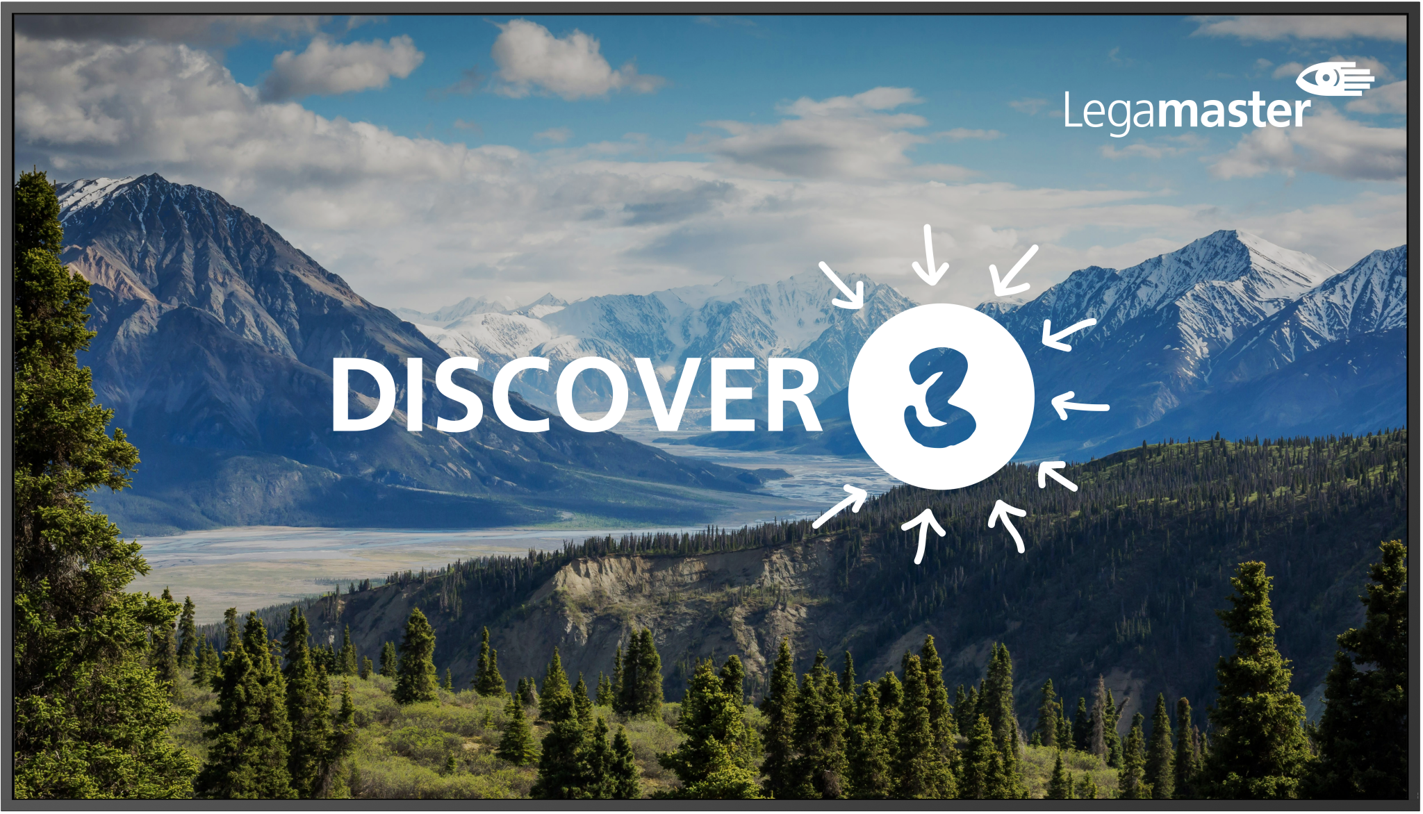 Display Legamaster DIS-6520  DISCOVER 3 professional display