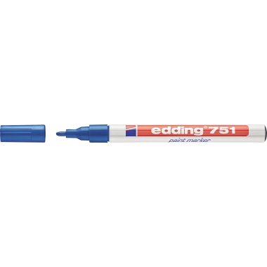 Lackmarker Edding 751 1-2mm blau 