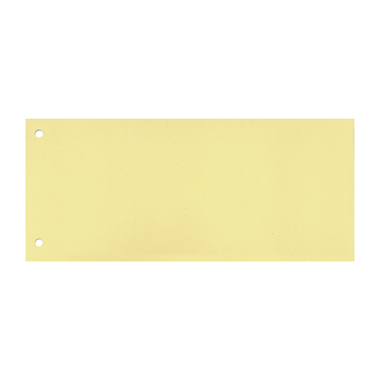 Trennstreifen 10,5x24cm gelb 190g recycling 100 Stück 