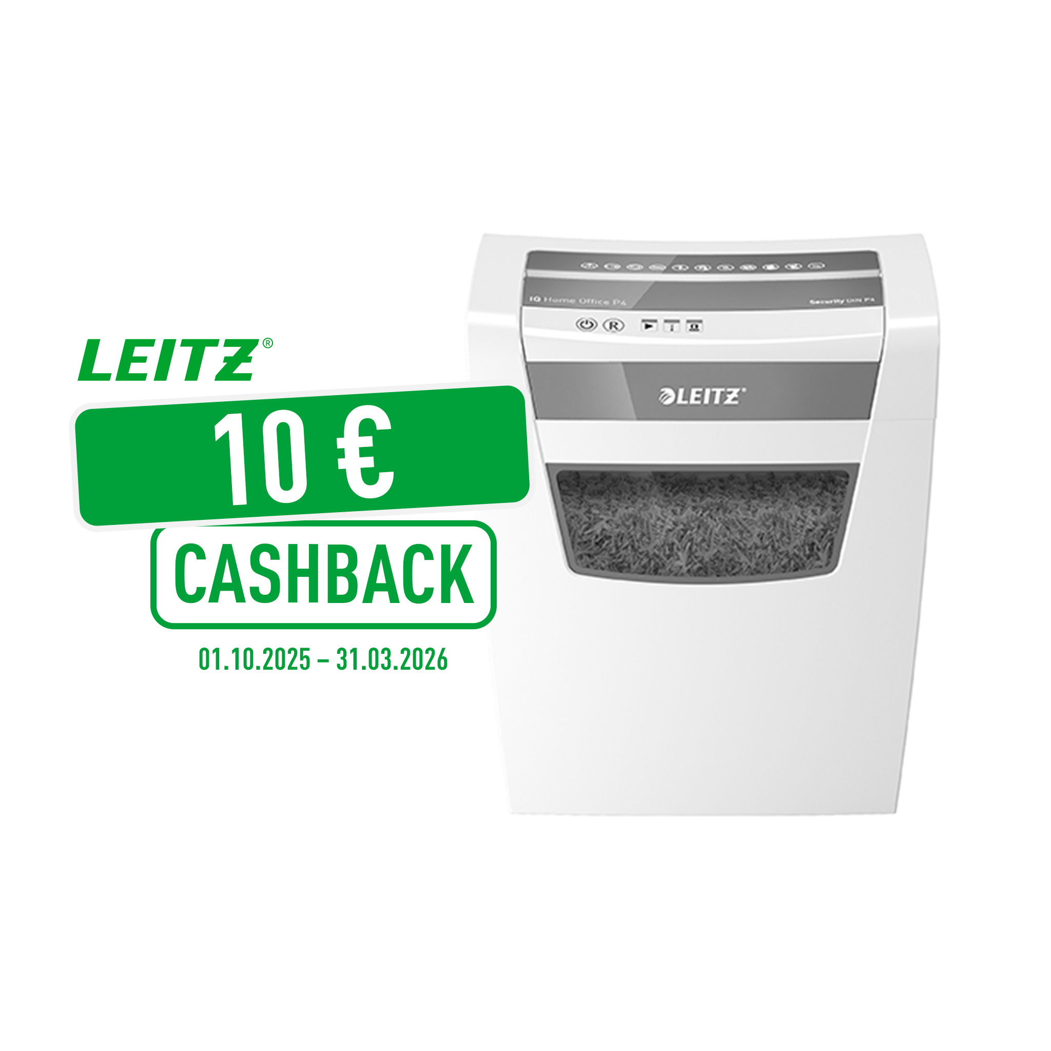 Aktenver. LEITZ 80030000 P4 4x40mm 23L Iq Office weiss/grau