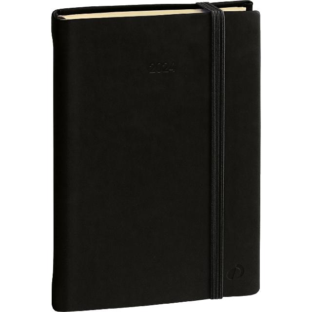 Buchkalender Daily 13x21cm schwarz 