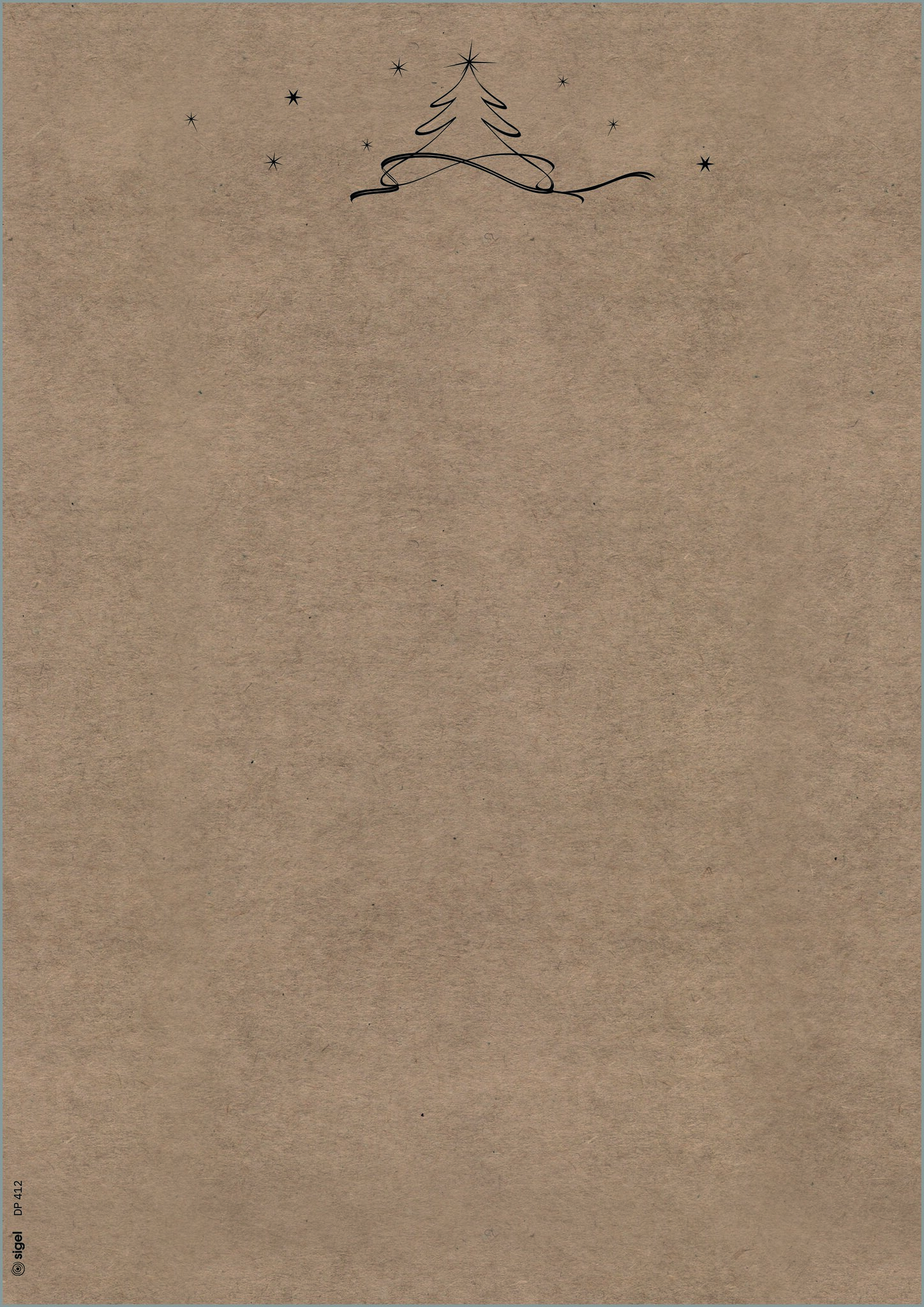 Designpapier Sigel DP412 Christmas tree 