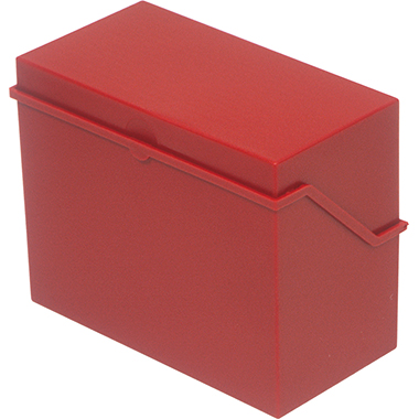 Karteibox A5 quer rot Für 500 Karten