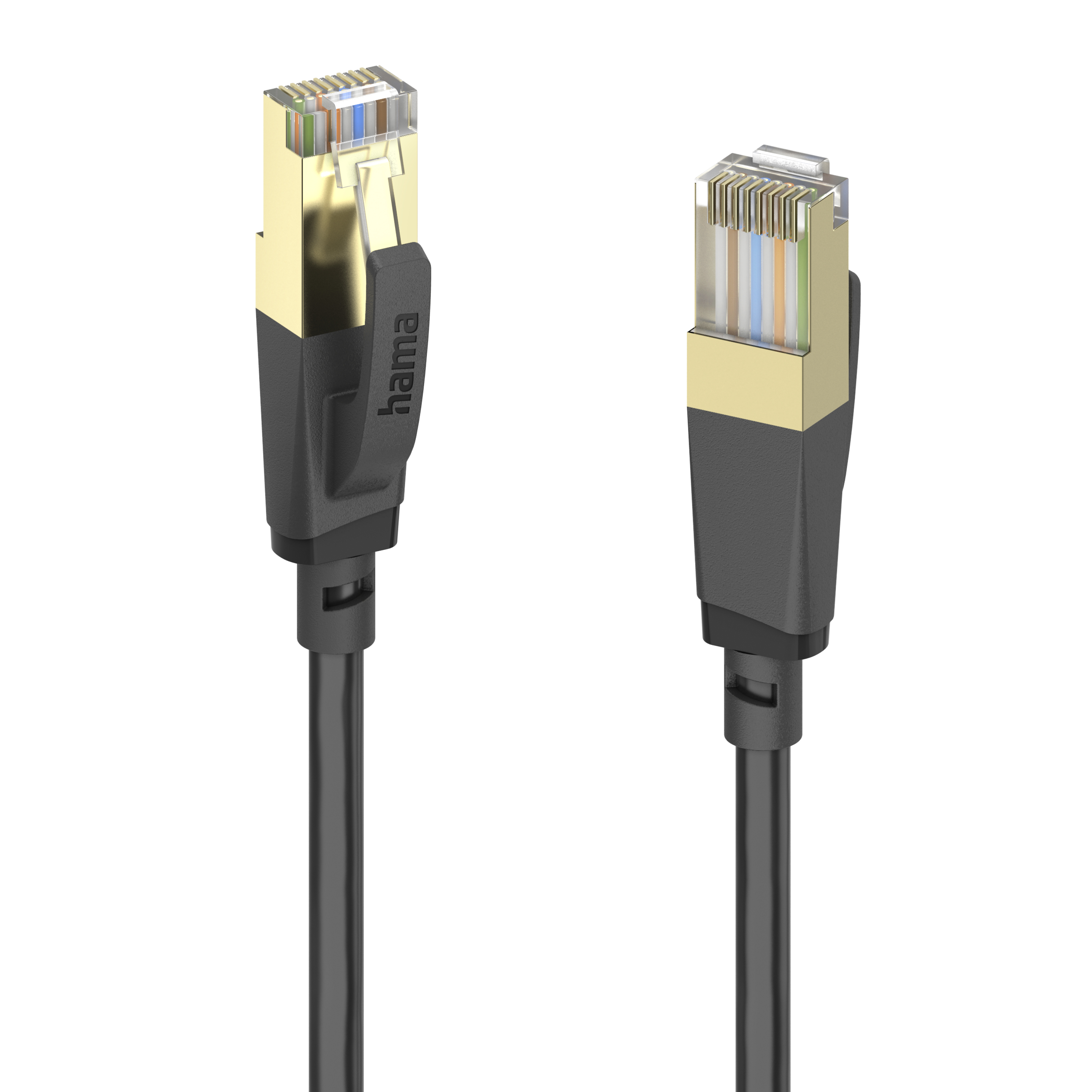 Netzwerkkabel Hama 202003 5m CAT-8  40 Gbit/s, S/FTP geschirmt 