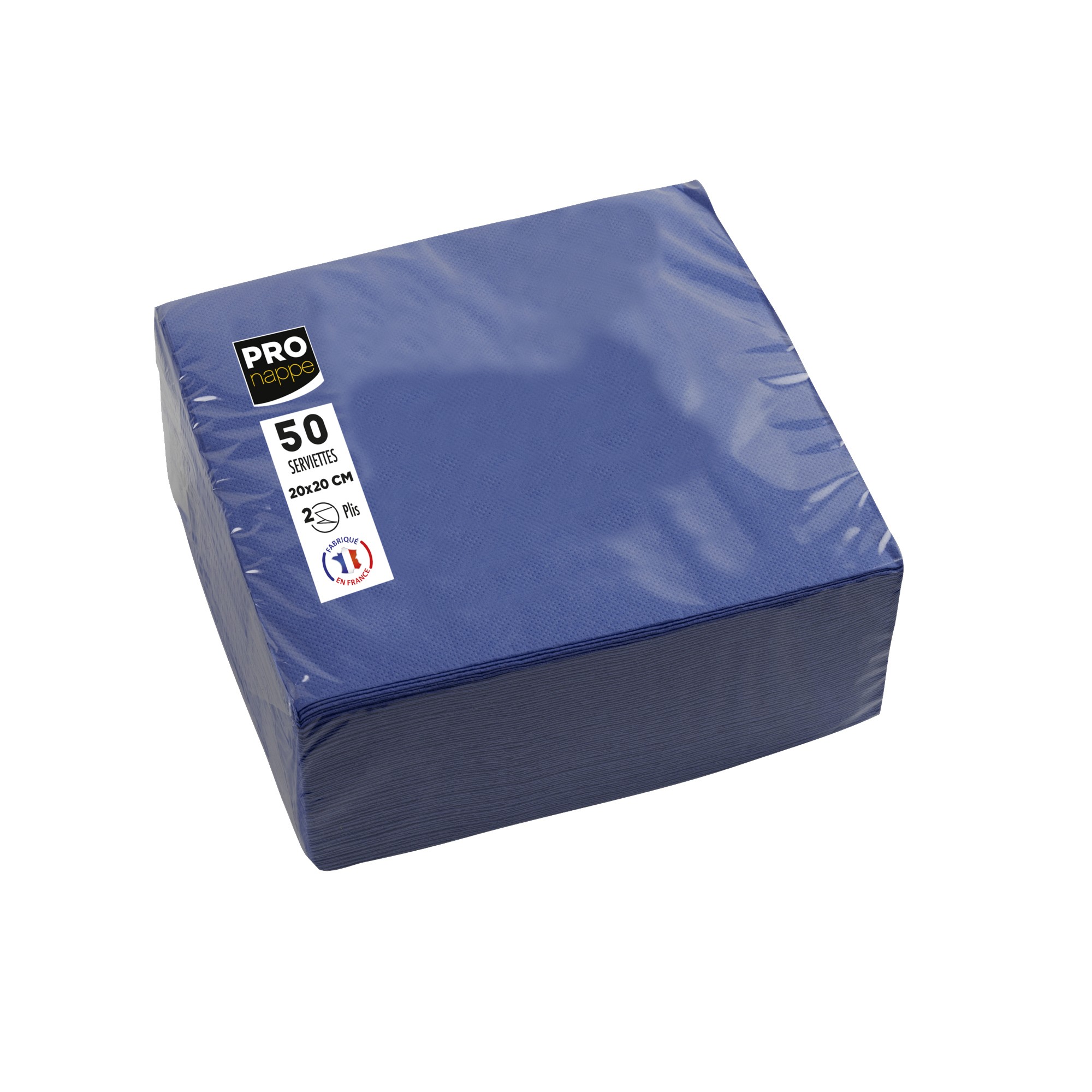 Servietten Pro Nappe 20x20cm marineblau 50 Stck. 