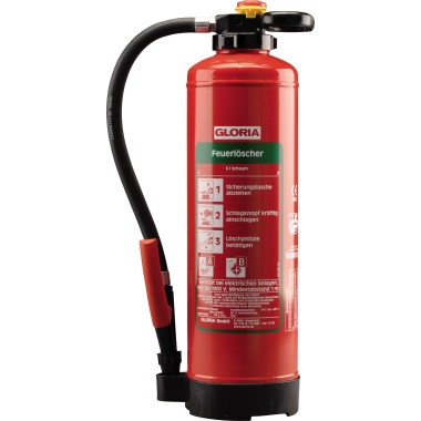 Handfeuerlöscher Gloria SE+6Pro BKL. 34A Schaumfeuerl., 803731.3017
