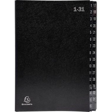 Pultordner Exaclair 57032E 1-31 schwarz 