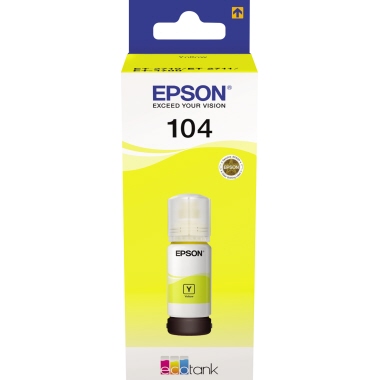 Tintenpa. Epson 104 C13T00P440 yellow 