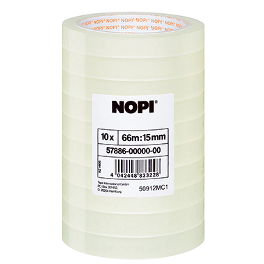 Klebefilm 66mx15mm transparent 66mx19mm