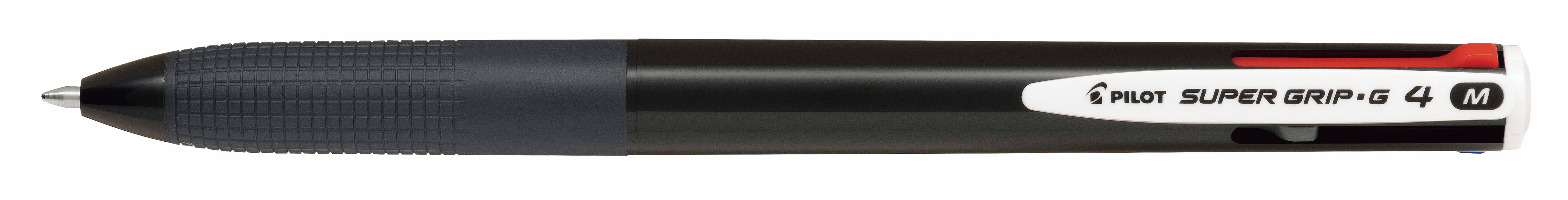 Vierfarb-Kugelschreiber Pilot 2029 sw. Super Grip-G 4 Colors 1.0 (M) 
