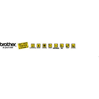 Schriftband Brother TZE131 farblos/schw Breite 12mm, Länge 8m