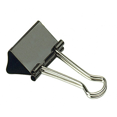 Foldbackklammer ALCO 785S11 51mm schwarz Klemmweite 28mm 12 Stück