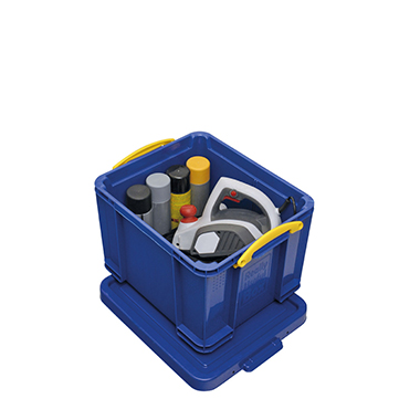 Aufbewahrungsbox Really Useful 35L blau 48x31x39cm, 35b,pp