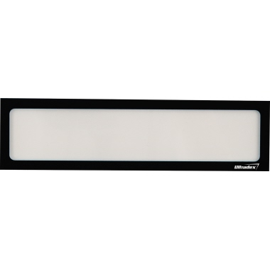 Infotasche Überschrift Ultradex 5105 sw. A4quer/A3hoch, 312xH60mm