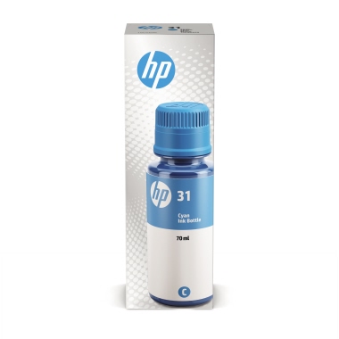 Tintenpa. HP 31 1VU26AE cyan 