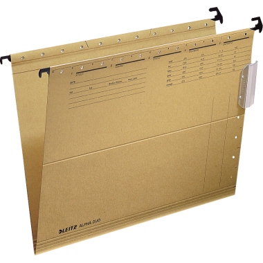 Hängemappe Leitz Alpha Duo 2915 A4 natur braun