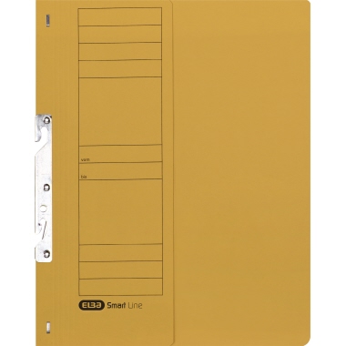 Einhakhefter Elba 100551892 A4 gelb b mit halber Vordeckel, Kfm. Heftung