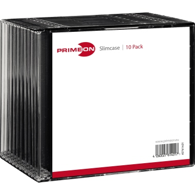 Slimcase Box Primeon für 1 Disc schwarz 